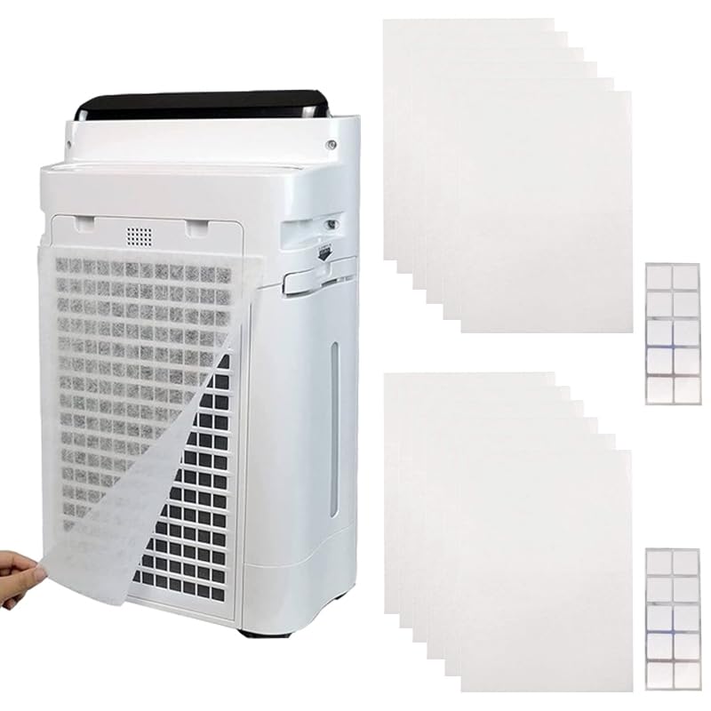 【12枚入】【加湿空気清浄機用 使い捨てプレフィルター】適用モデル多数 6枚/12枚入 互換 交換用フィルター ほこり対策 集じん力アップ メンテナンス軽減 シャープ 加湿空気清浄機対応 FZ-PF51F1 KC-30K1 KC-30K2 KC-30T1 KC-50E1 KC-50E2 KC-E40 KC-F40 KC-G50 KI-HS50 など (12)